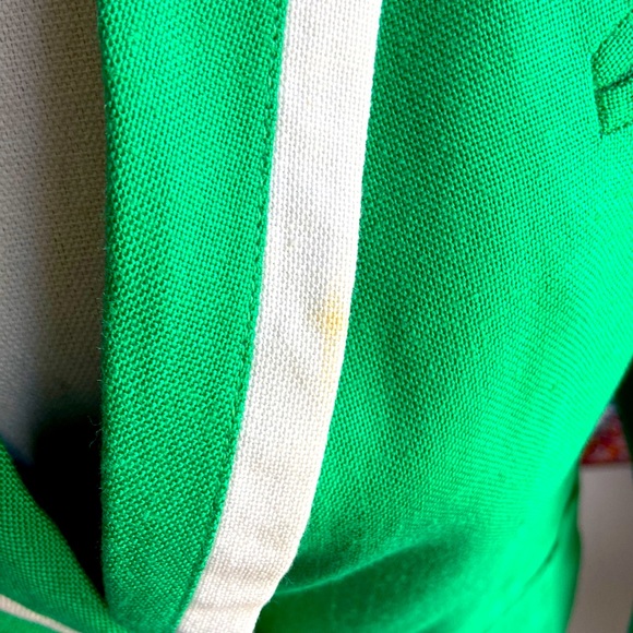 Vintage 1980s Louis Féraud Green Double Breasted Blazer Sz 10 - Picture 7 of 10